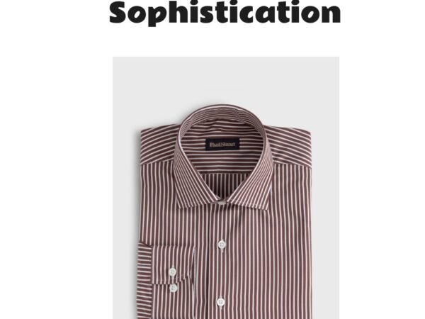 Silky Cotton Stripe Sport Shirt