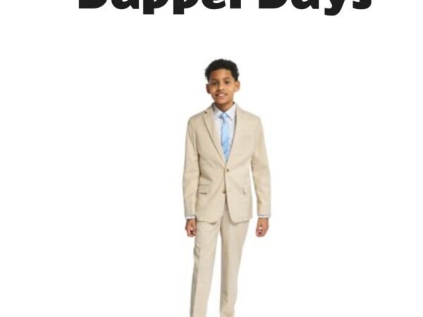 Tommy Hilfiger Boys Long Sleeve Stretch Floral Print Shirt with Modern Fit Jacket and Suit Pants