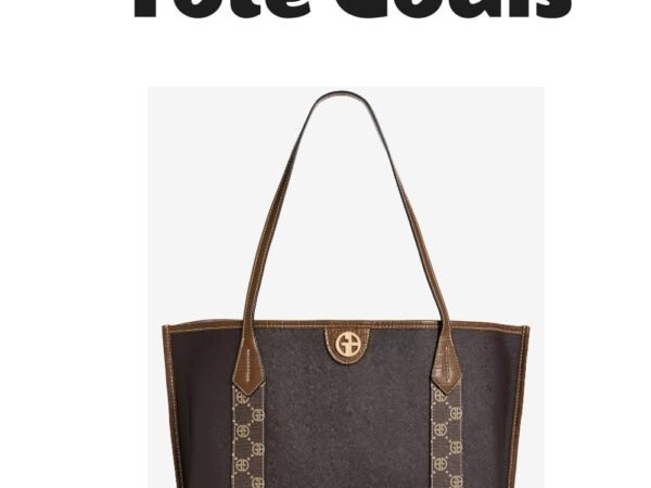 Giani Bernini Extra Large Monogram Block Tote Bag