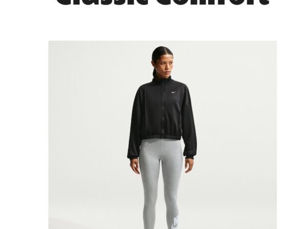 Women's Nike Sportswear Classics High-Waisted Graphic Leggings Grey