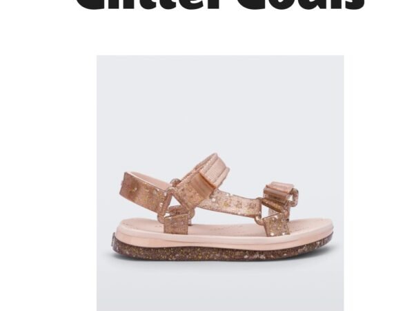 Melissa Papete Pink Glitter Sandals