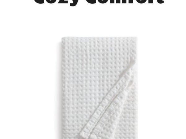 DKNY Pure Cotton Waffle Blanket