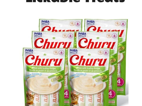 Inaba Churu Chicken with Scallop Recipe Cat Treats