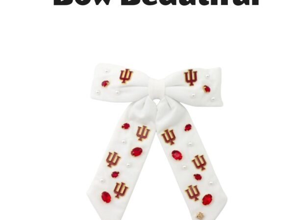 Brianna Cannon Indiana Hoosiers Bow Barrette