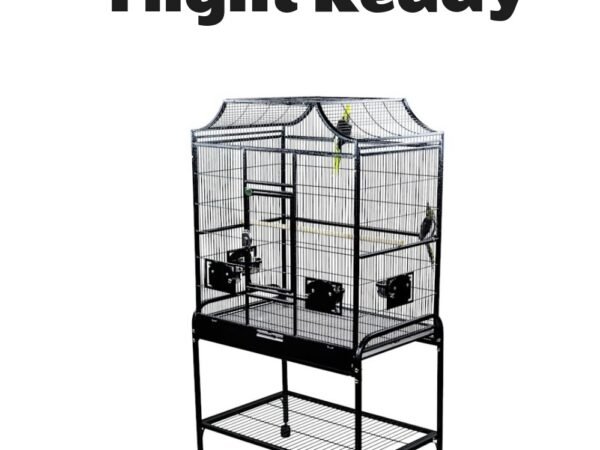 A&E Cage Company Elegant Flight Cage in Black