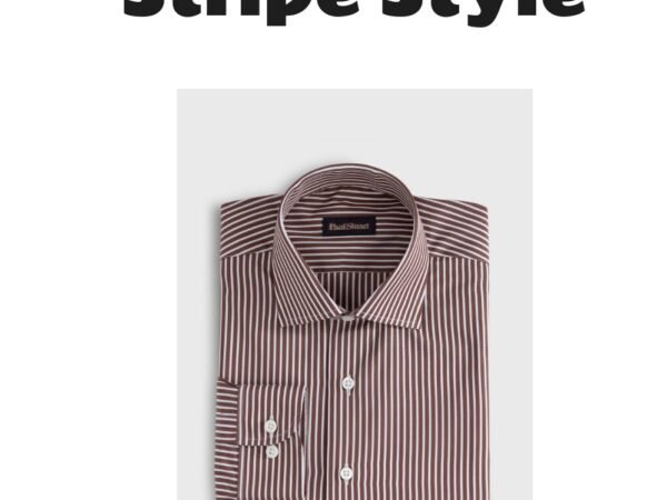 Silky Cotton Stripe Sport Shirt
