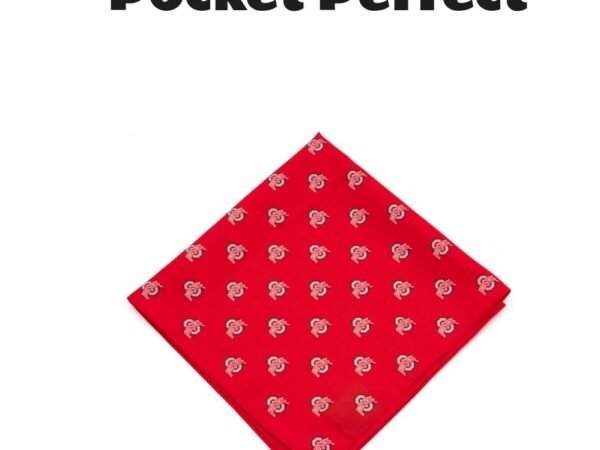 Ohio State Buckeyes Kerchief Pocket Square