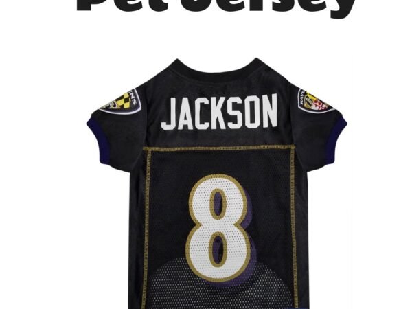 Lamar Jackson Baltimore Ravens Mesh Pet Jersey