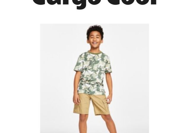 Levi's Big Boys Arch Logo T-Shirt & Cargo Shorts Set