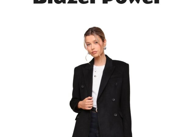 Avec Les Filles Women's Notched-Collar Blazer Coat