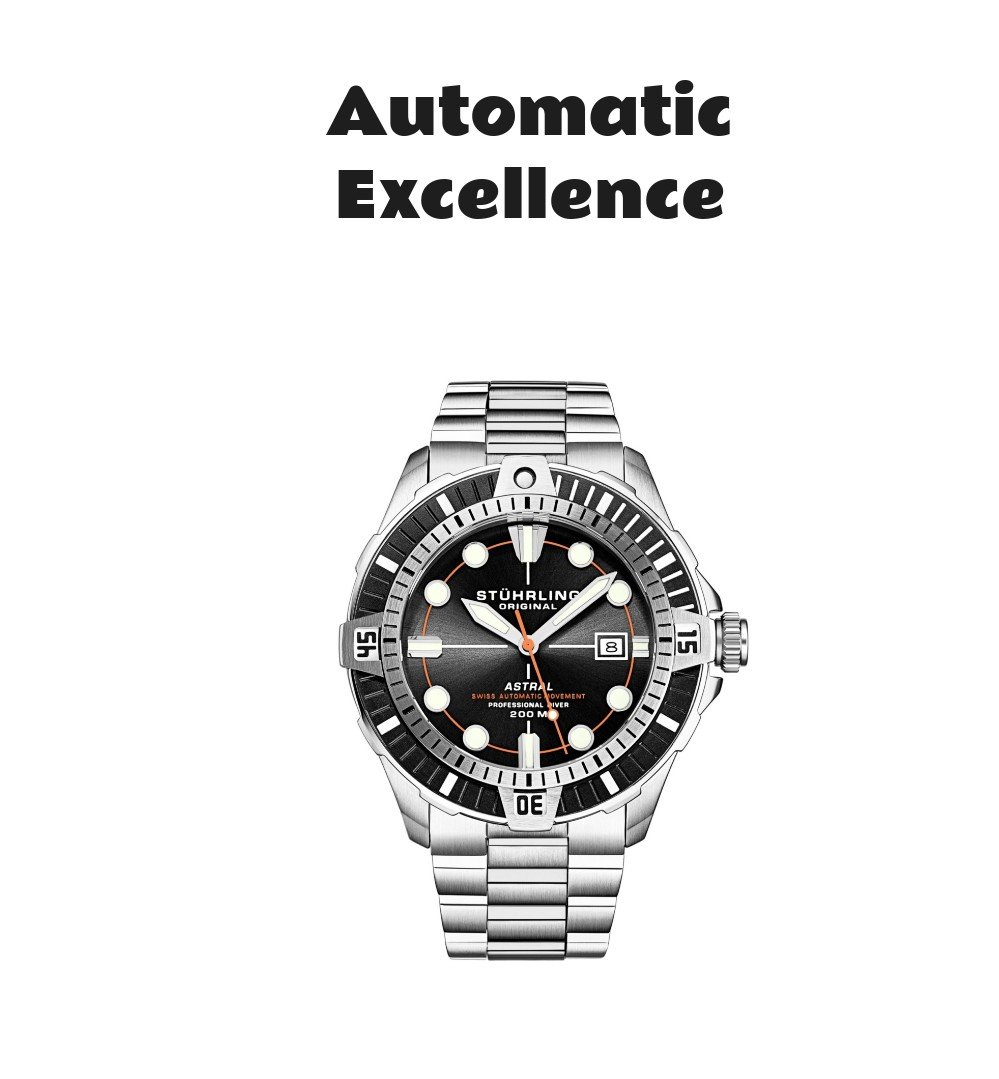 Stuhrling Astral Diver Swiss Automatic Watch