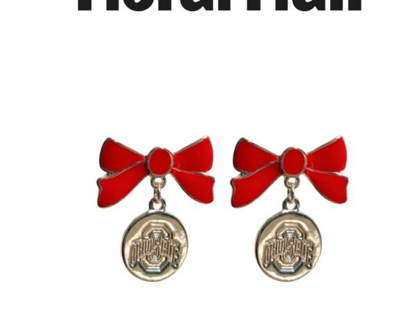 Ohio State Buckeyes Impatiens Earrings