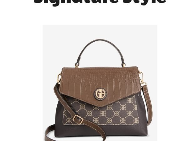 Giani Bernini Small Monogram Top Handle Crossbody
