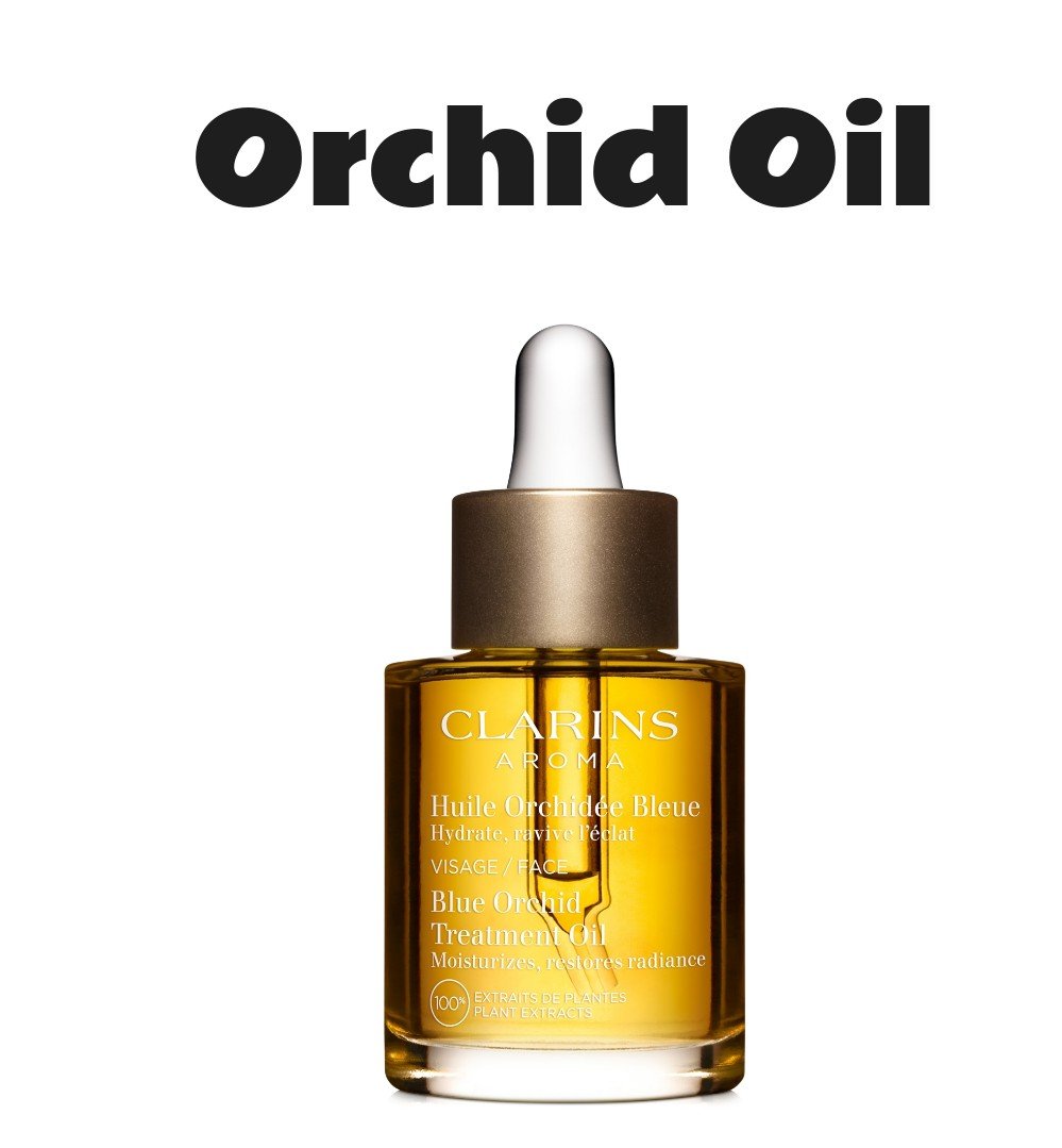 Clarins Blue Orchid Radiance & Hydrating Face Treatment Oil