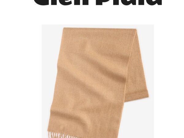 Club Room Men's Glen Plaid Cashmere Scarf