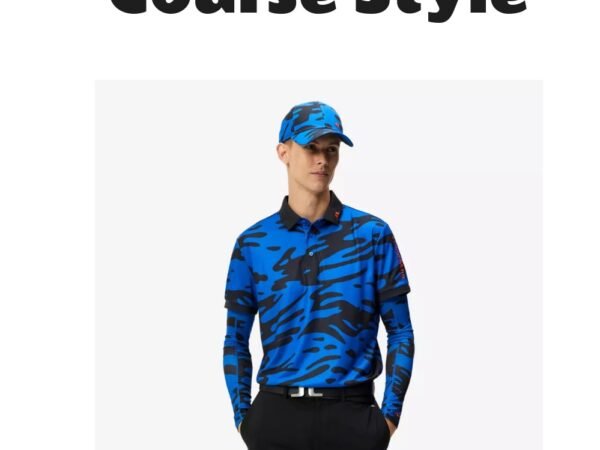 J Lindeberg Tour Tech Print Polo
