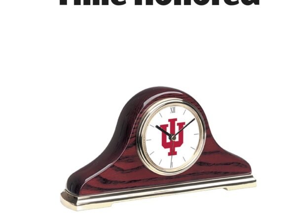 Indiana Hoosiers Mantle Clock