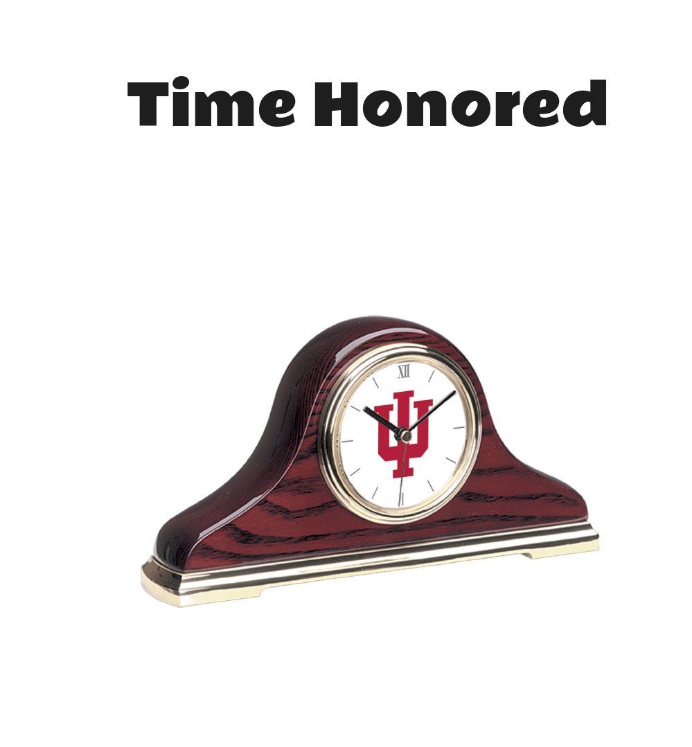 Indiana Hoosiers Mantle Clock