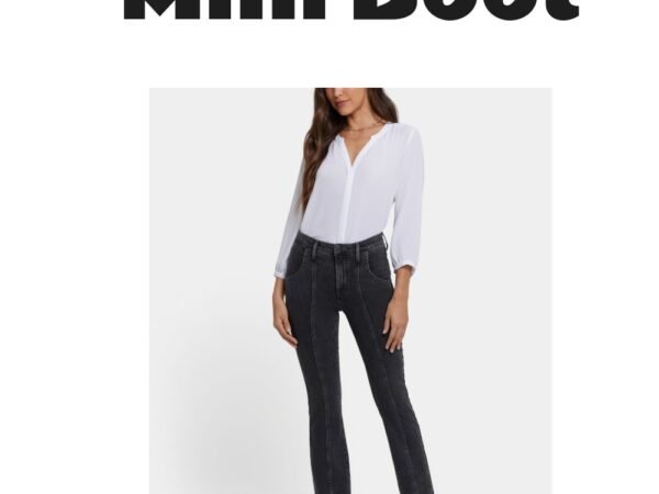 NYDJ Petite High-Rise Billie Mini Bootcut Jeans