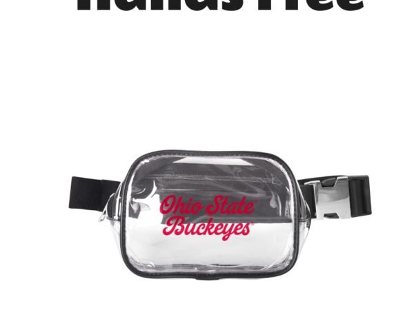 Ohio State Buckeyes Clear Belt Bag