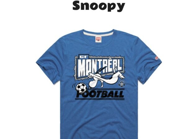 CF Montreal MLS x Peanuts Snoopy Graphic Tri-Blend T-Shirt