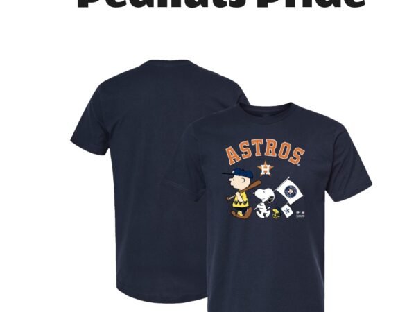 Houston Astros Peanuts Flag T-Shirt