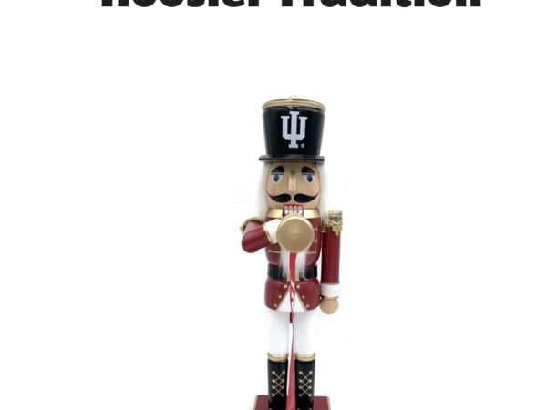 Indiana Hoosiers 14" Bugler Nutcracker