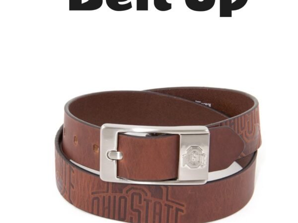 Ohio State Buckeyes Brandish Leather Belt