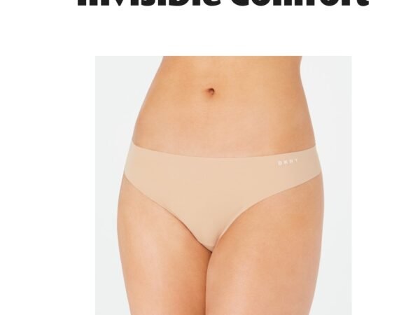 DKNY Litewear Cut Anywear Logo Thong Underwear