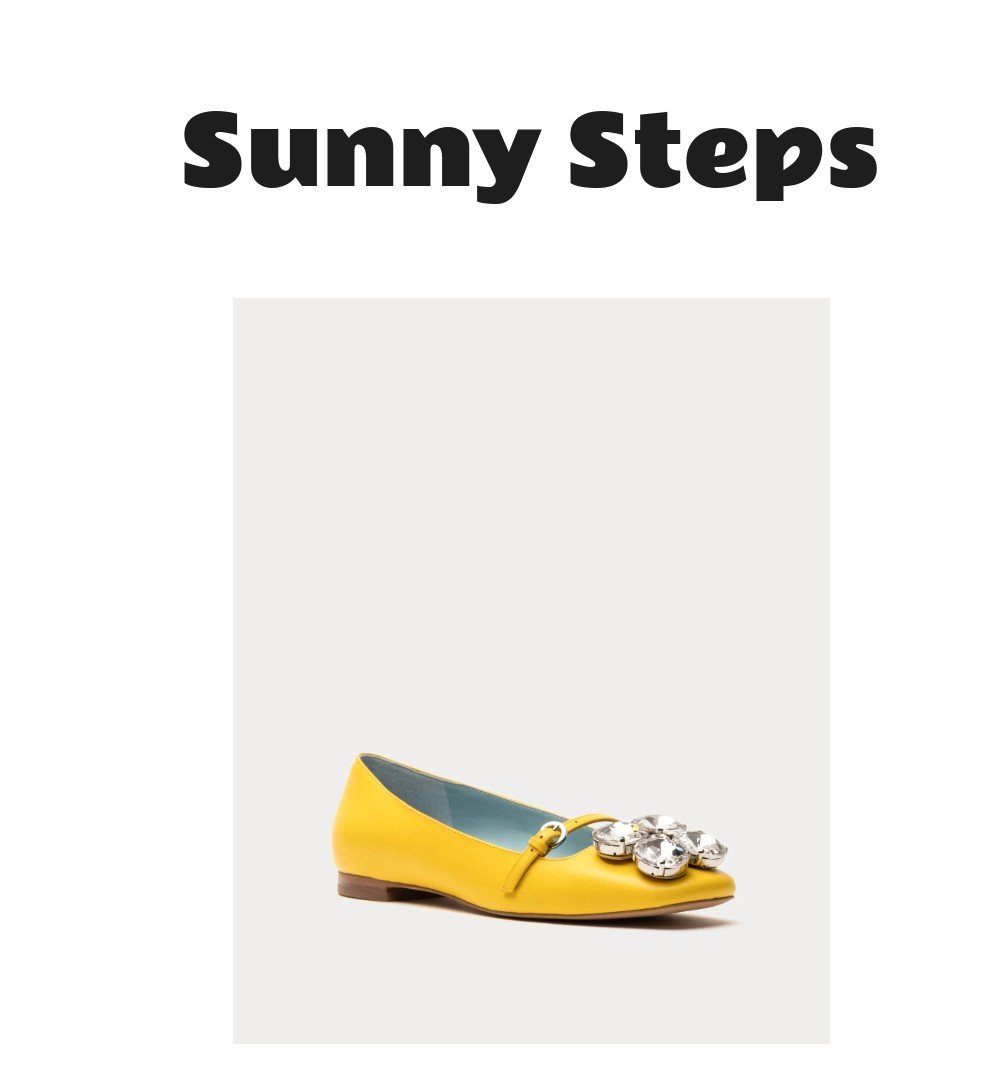 Josephine Ballet Flat in Canary