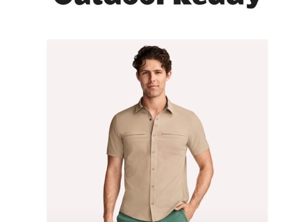 Jockey Outdoors by Luke Bryan Short Sleeve Snap Woven Shirt