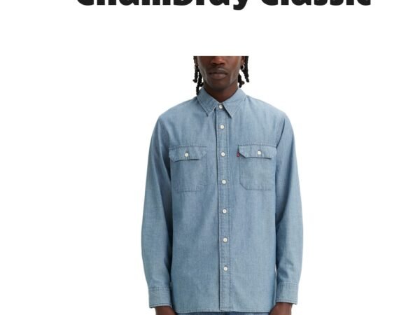 Levi's Men's Worker Relaxed-Fit Button-Down Chambray Shirt