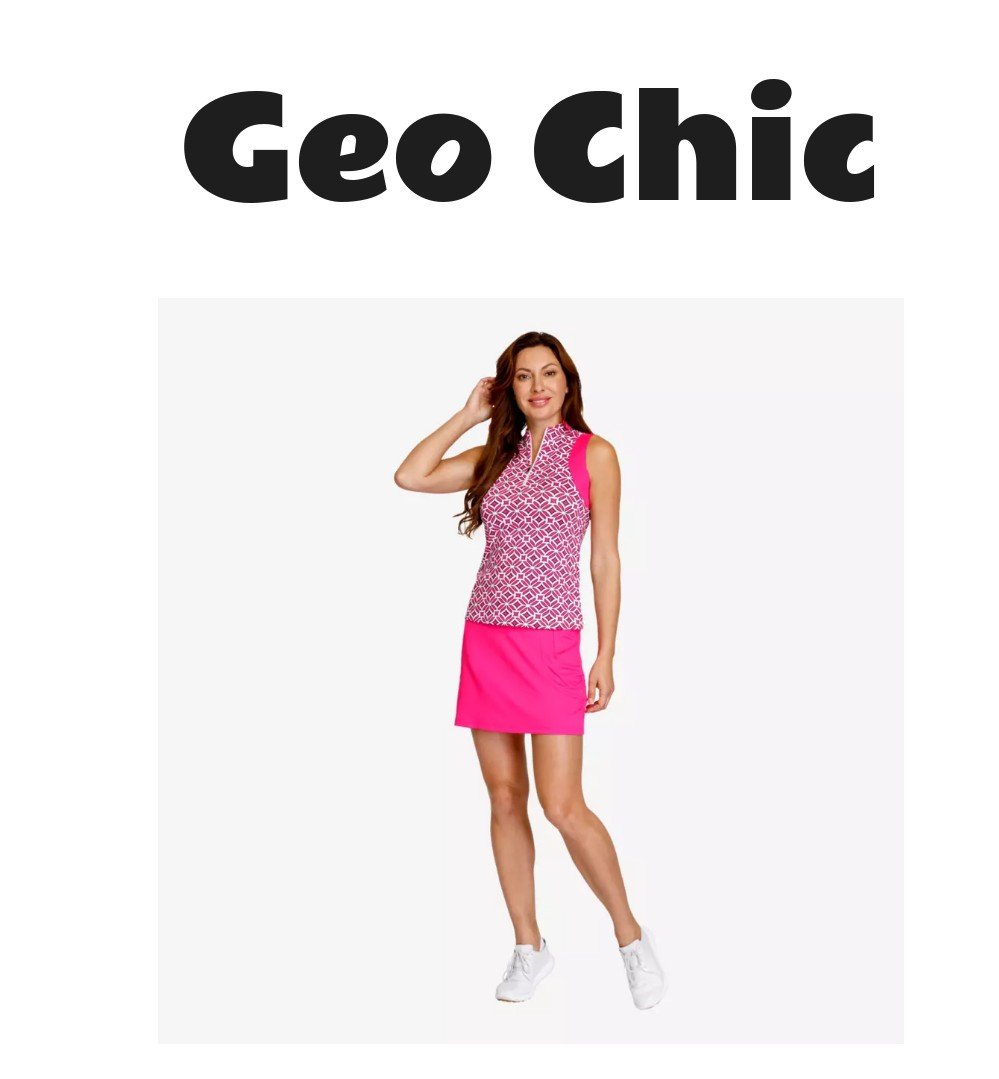 Tail Zosia Geo Print Sleeveless Top