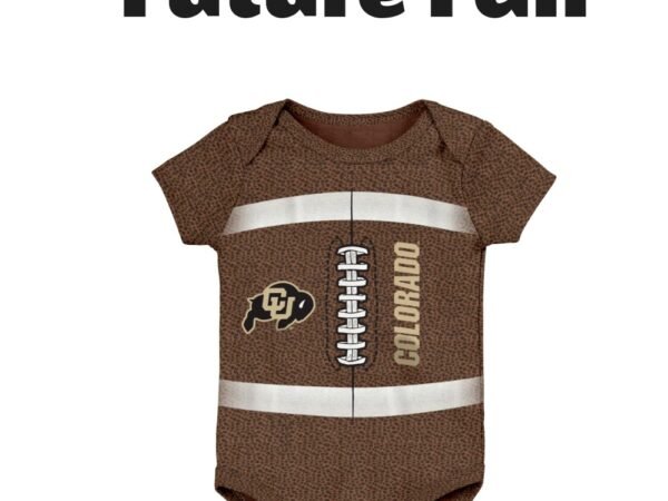 Colorado Buffaloes Newborn & Infant Football Bodysuit