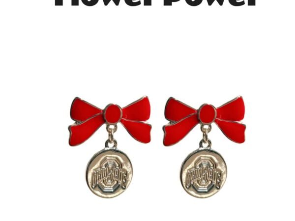 Ohio State Buckeyes Impatiens Earrings