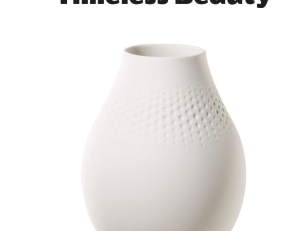 Villeroy & Boch White Perle Vase No.2