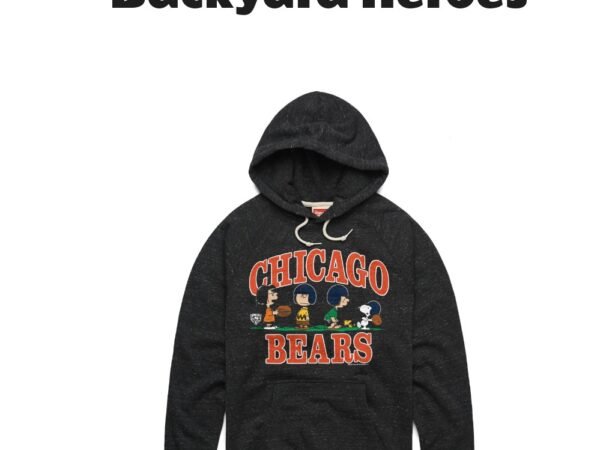 Youth Chicago Bears x Peanuts Backyard Football Hoodie