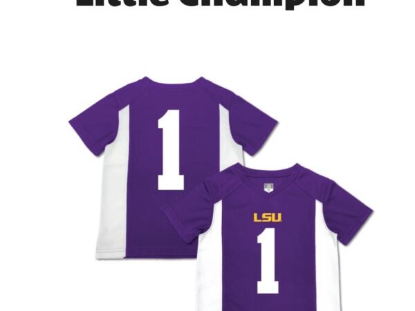 LSU Tigers Toddler Purple Football Jersey #1