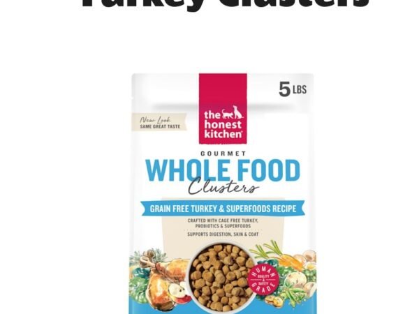 The Honest Kitchen Gourmet Whole Food Clusters Grain Free Turkey & Superfoods Recipe Dog Food