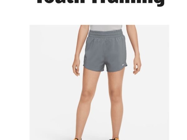 Nike One Big Kids' Dri-FIT High-Waisted Woven Training Shorts