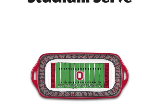 Ohio State Buckeyes Melamine Stadium Platter