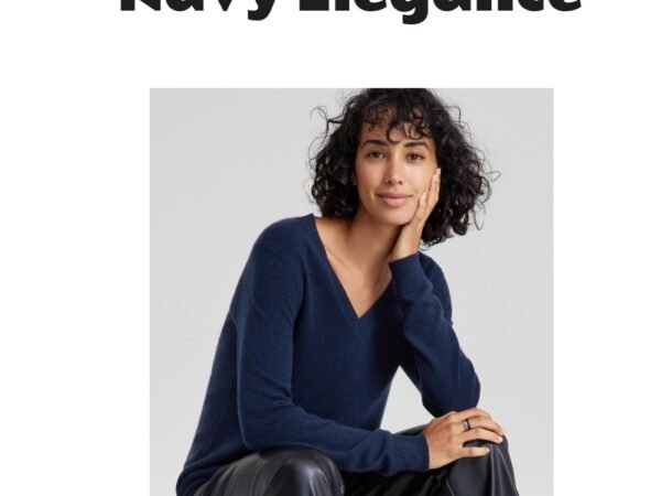Charter Club 100% Cashmere Petite V-Neck Long-Sleeve Sweater