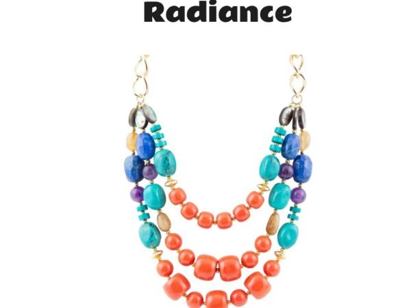 Kaleidoscope Multistone Statement Golden Necklace