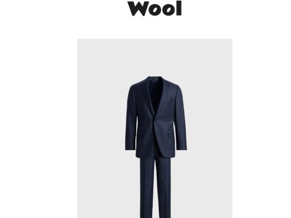 All Year Wool Windowpane Suit