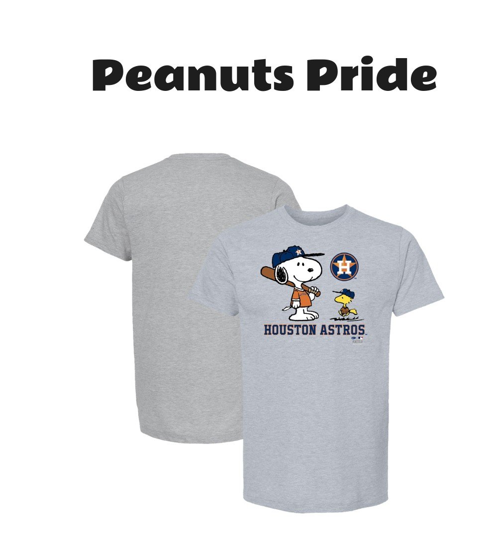 Youth Houston Astros Peanuts Snoopy T-Shirt