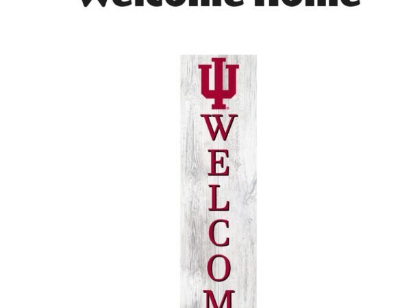Indiana Hoosiers 48'' Welcome Leaner