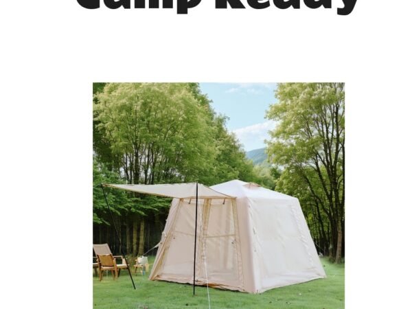 Streamdale Furniture Inflatable Camping Tent with Canopy and Pump