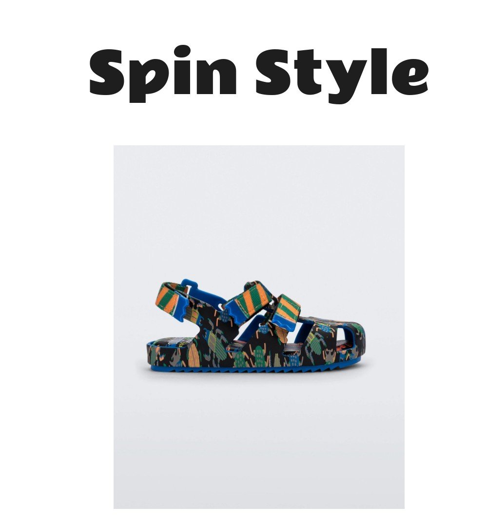 Melissa Yoyo Sandal Blue/Green