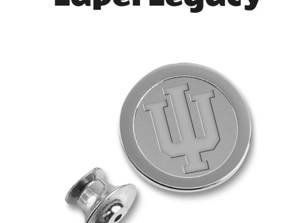 Indiana Hoosiers Silver Lapel Pin