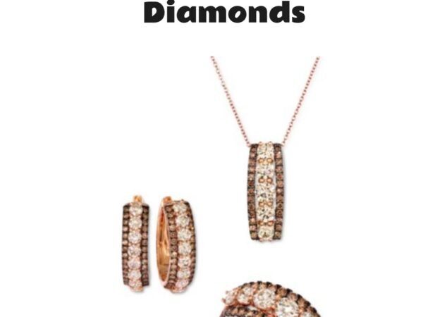 Le Vian Chocolate Diamond Nude Diamond Triple Row Jewelry Collection